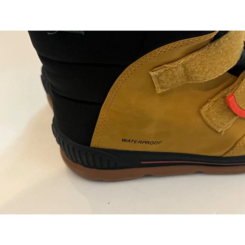NEW Kamik Kids Parker Waterproof Winter Snow‎ Boots Tan Black Toddler Size 3